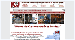 Desktop Screenshot of kjelectric.com